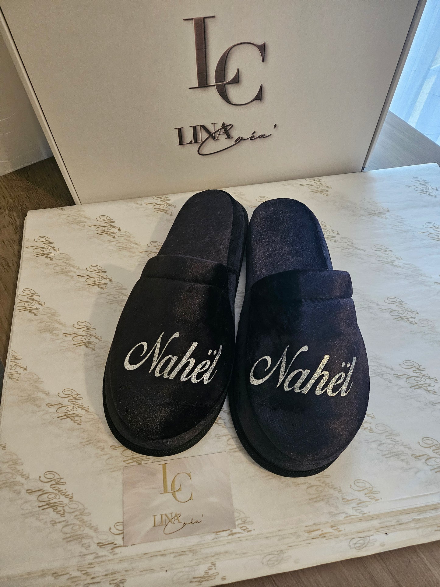 Chausson moelleux noir