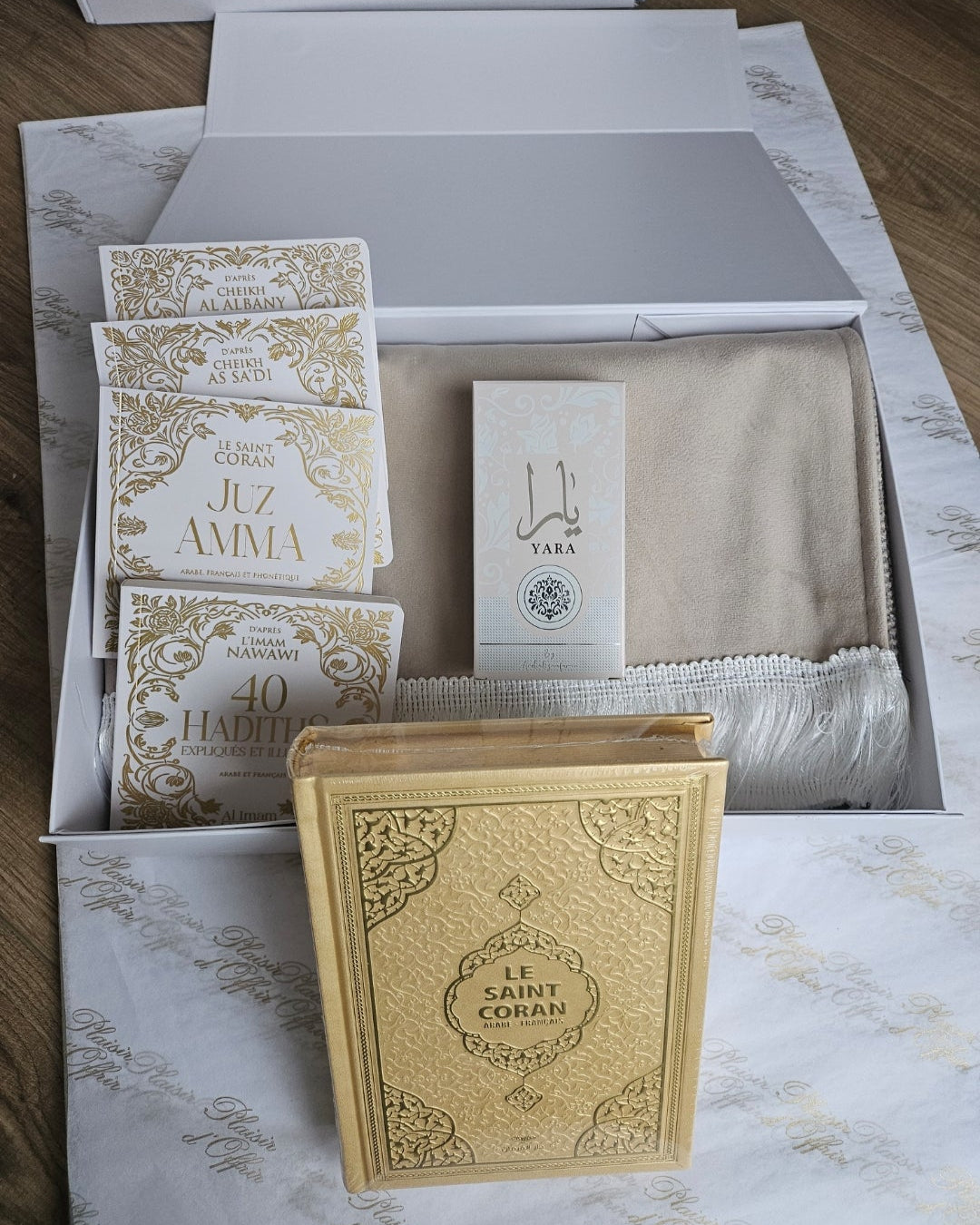 Coffret prière tapis Beige
