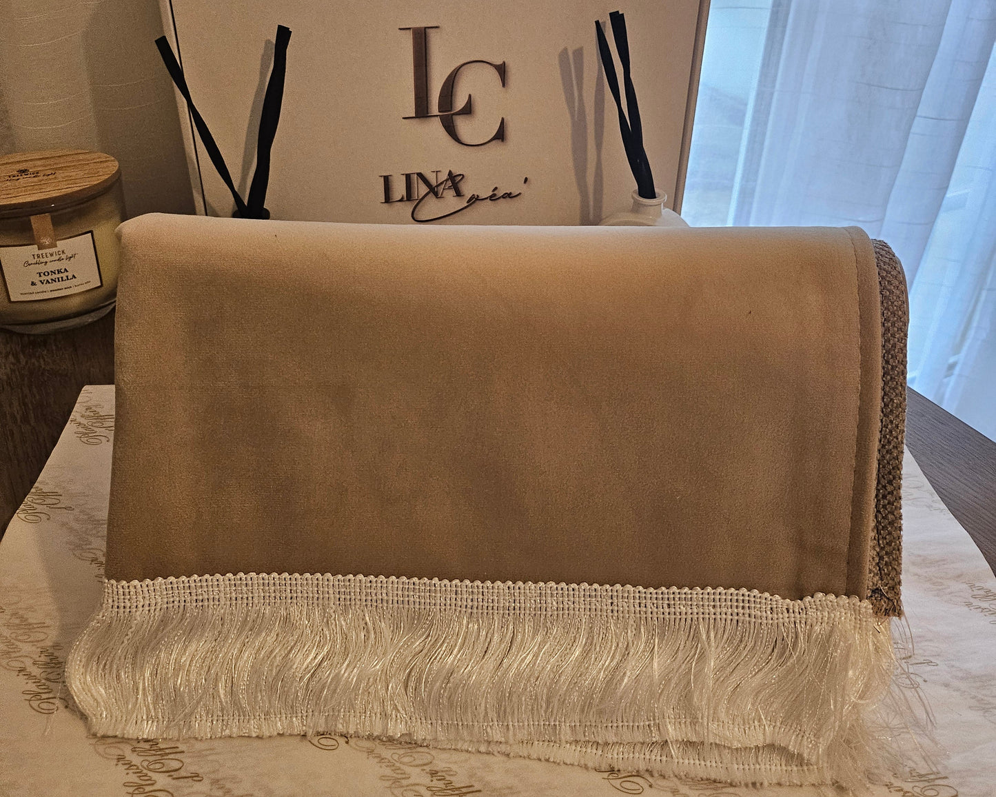 Tapis de prière premium Beige