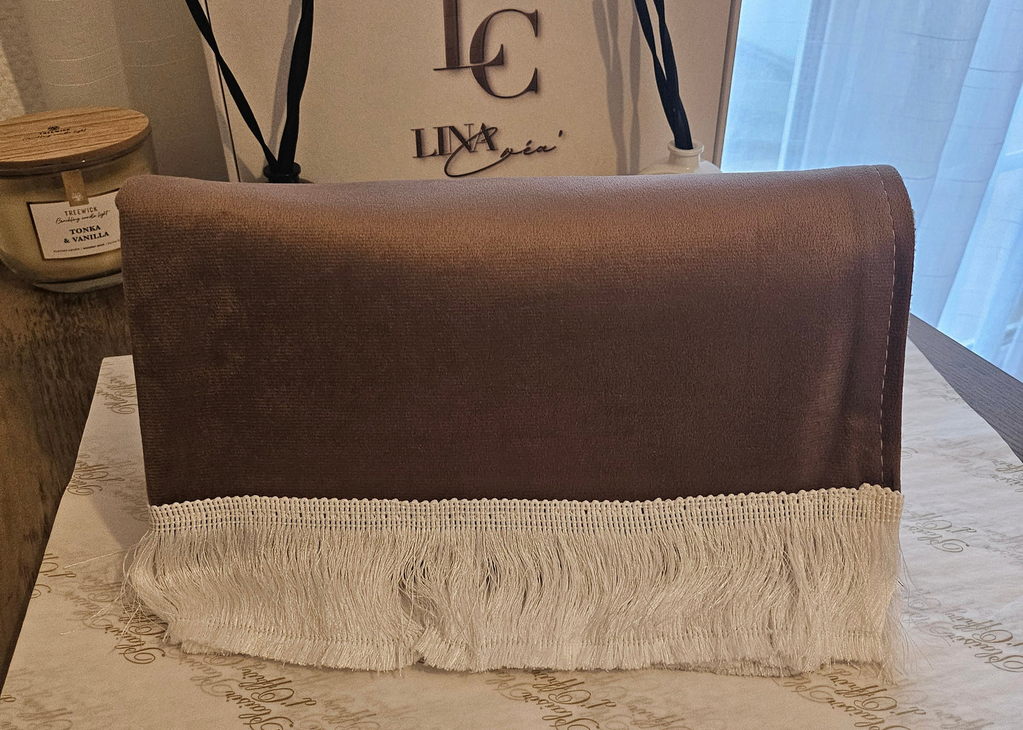 Tapis de prière premium Marron