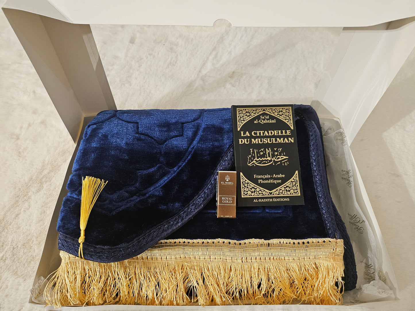 Coffret Prière Mosquée Bleu Roi