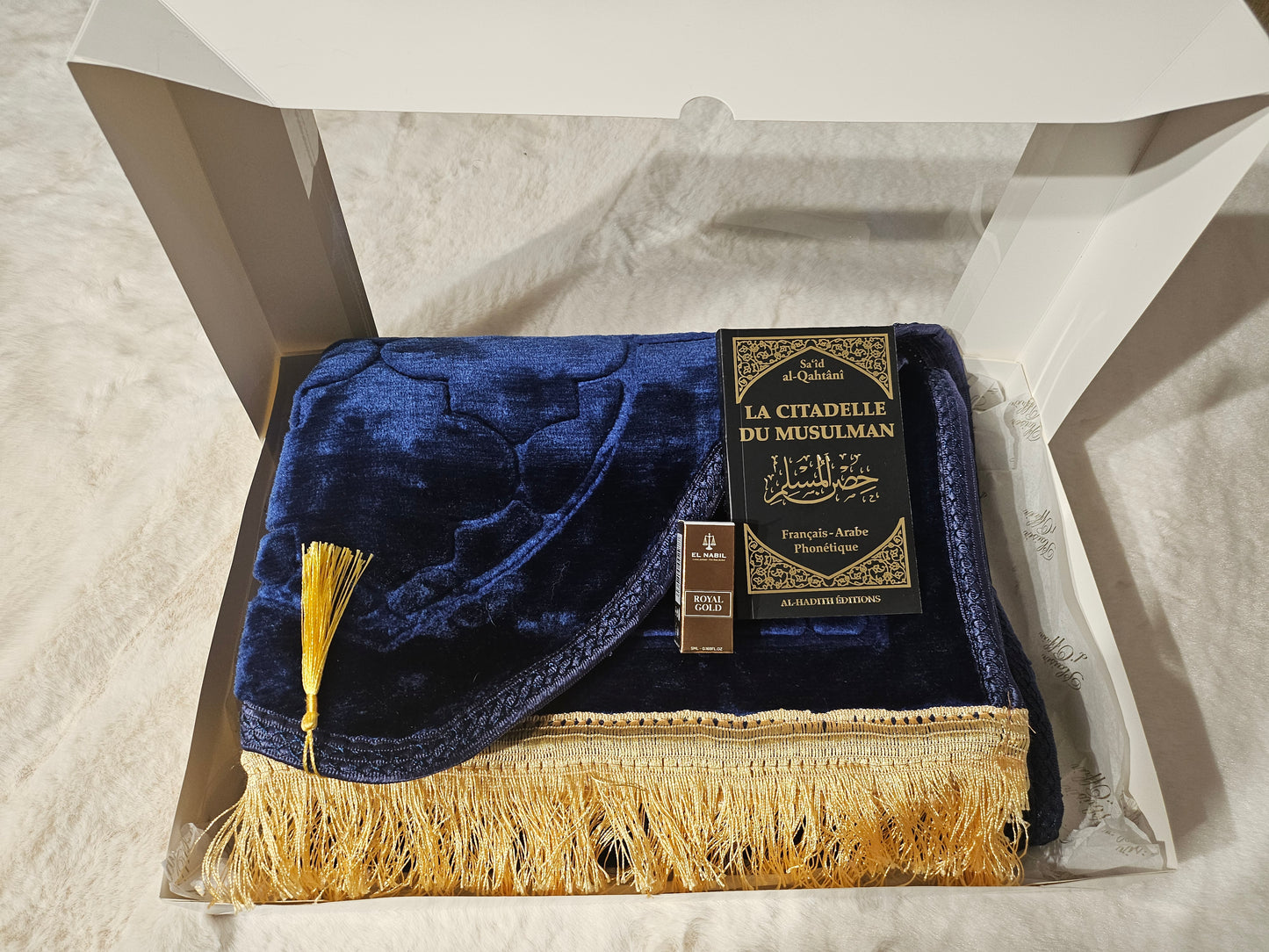Coffret Prière Mosquée Bleu Roi