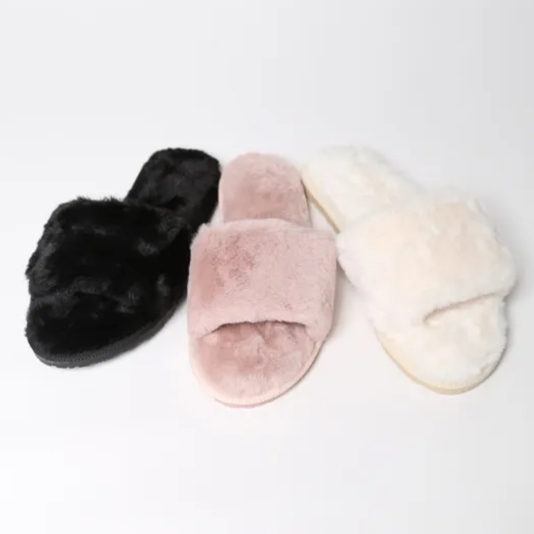 Chausson Fluffy femme