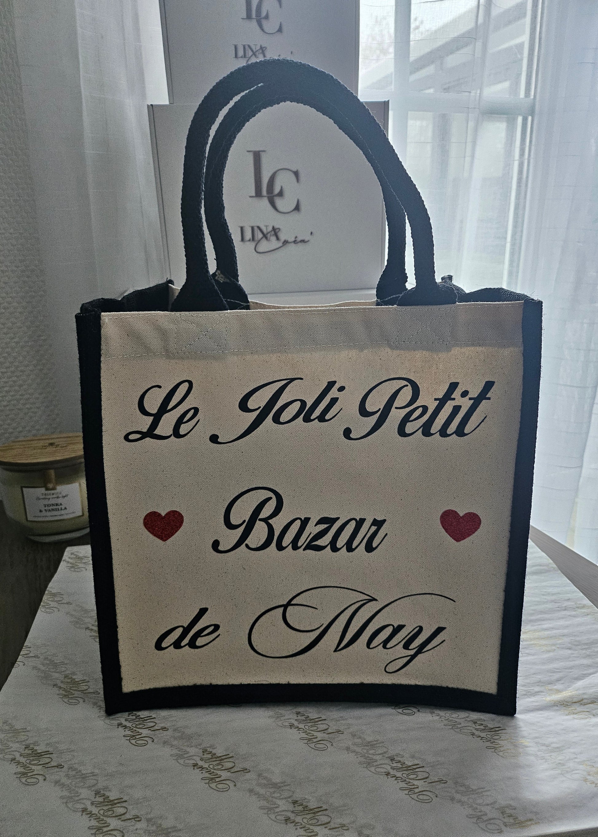 Sac jute modèle MOYEN