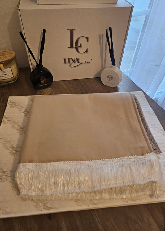 Tapis de prière premium Beige