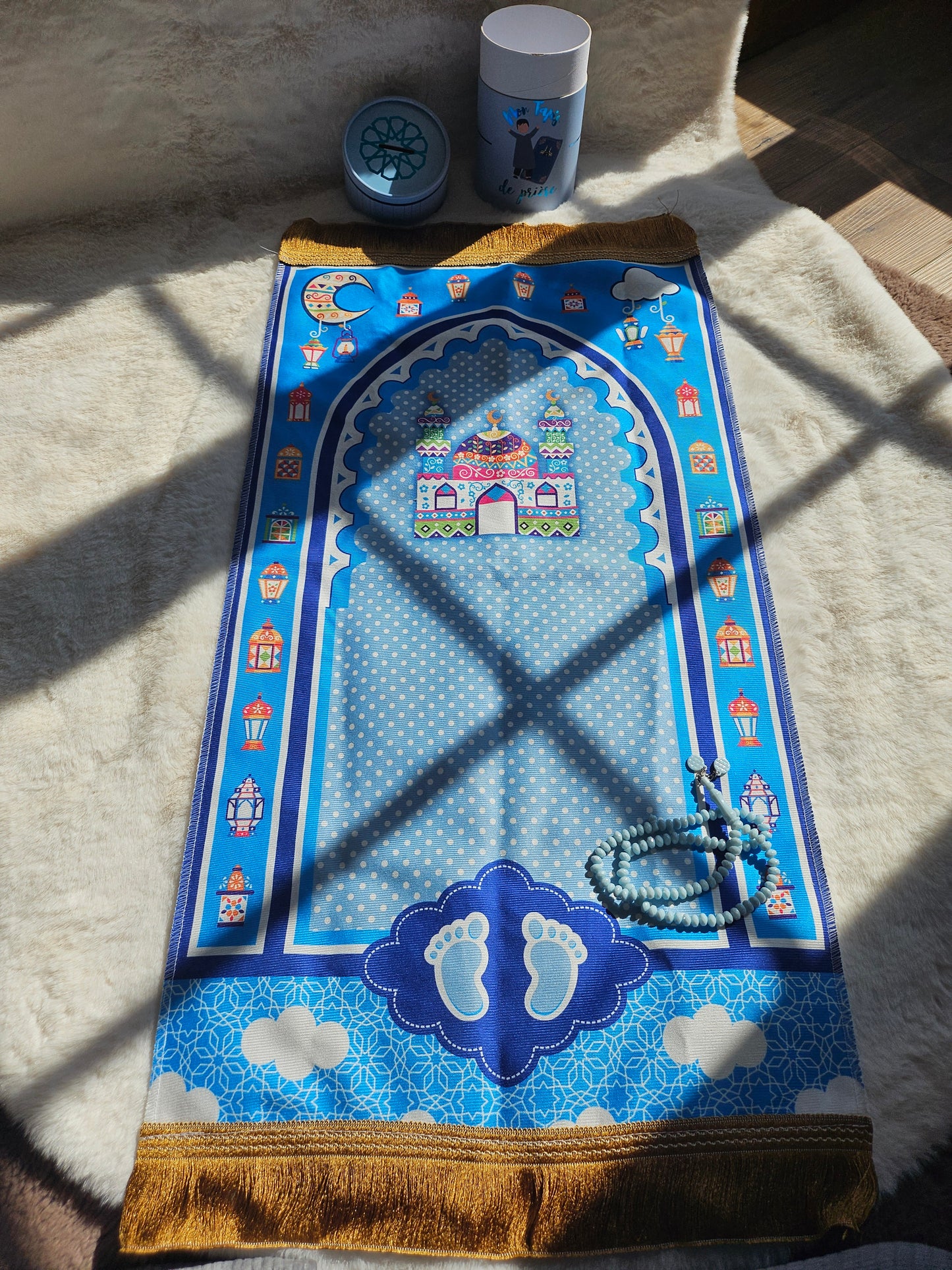 Boite Tirelire enfant tapis