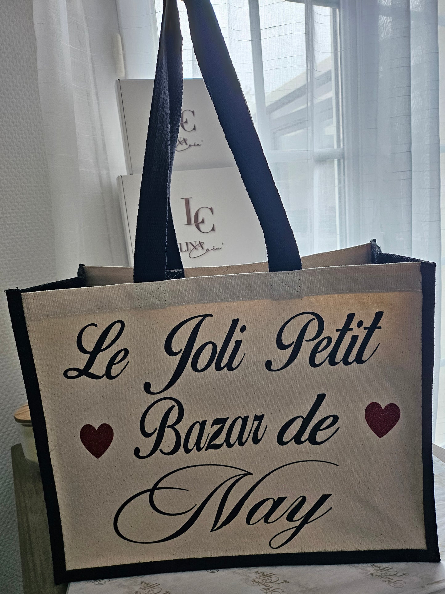 Sac jute modèle GRAND
