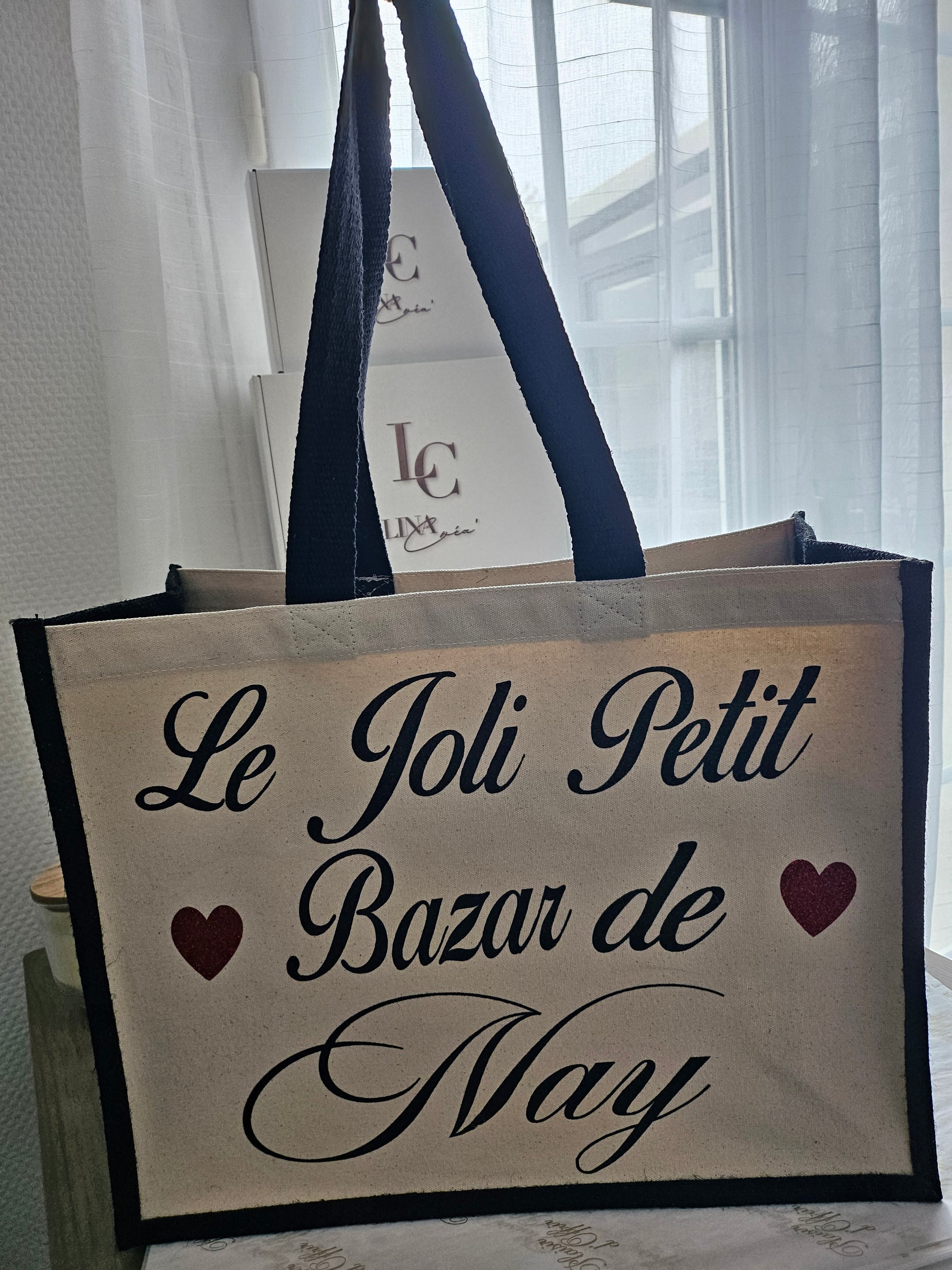 Sac jute modèle GRAND