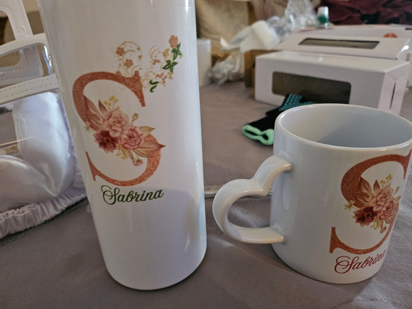 Gobelet voyage avec paille en métal